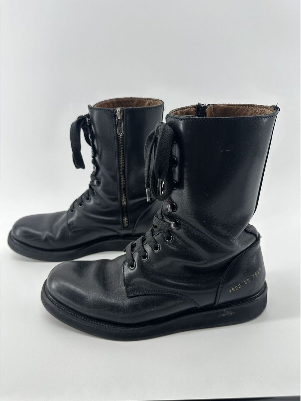 Common Projects Leather Combat Boots